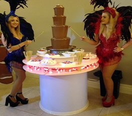 Chocolate fountains, candy buffets & carts, popcorn & floss machine