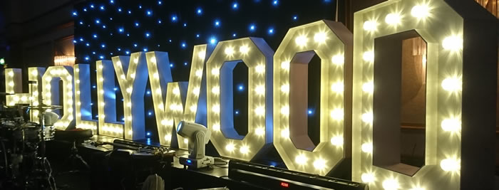Hollywood style entrance