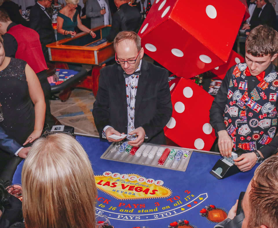 blackjack tables for hire