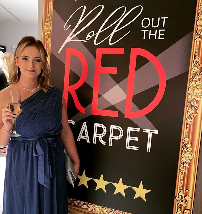 Hollywood theme party entrance