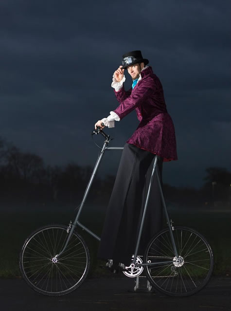 Stilt walkers for hire