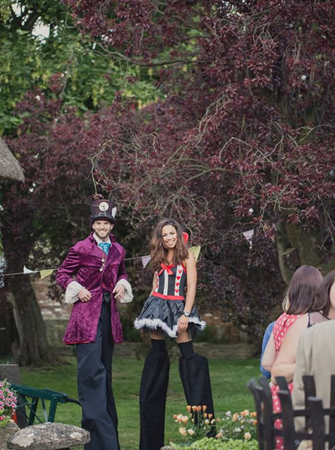 sexy stilt walker
