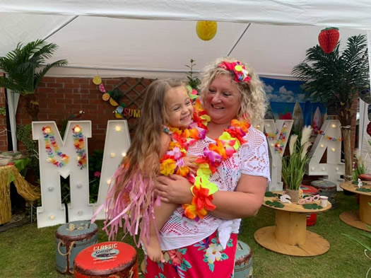 hawaiian birthday party props