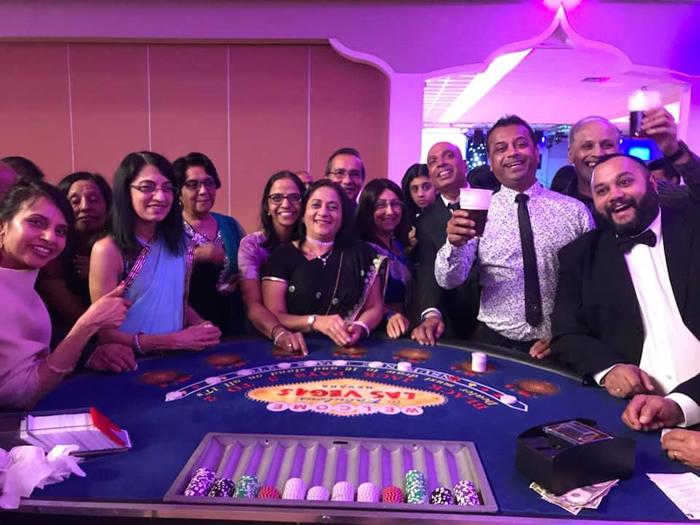 Vegas theme blackjack tables for hire